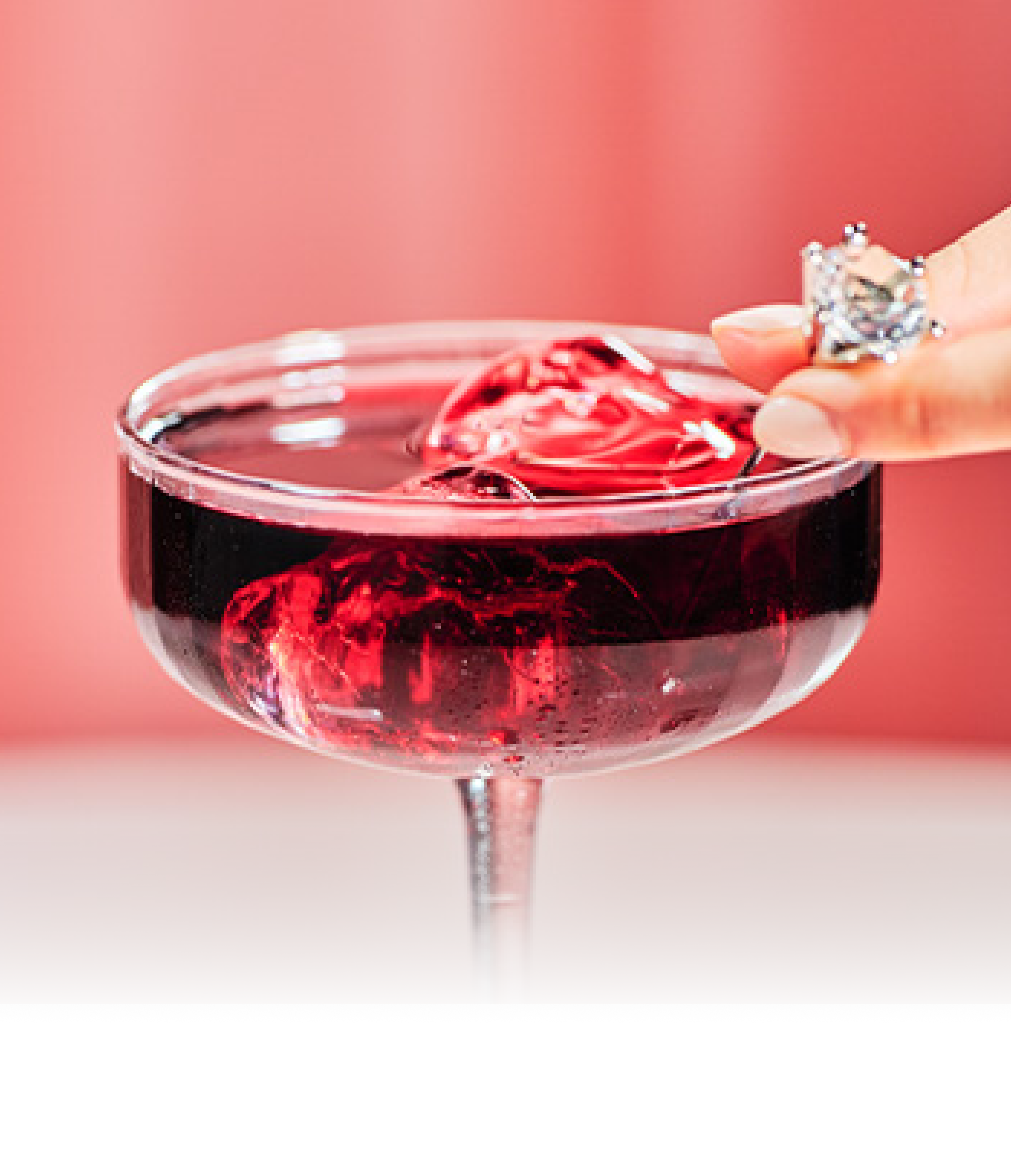 Lolli Over Ice, In Any Glass, With A Garnish